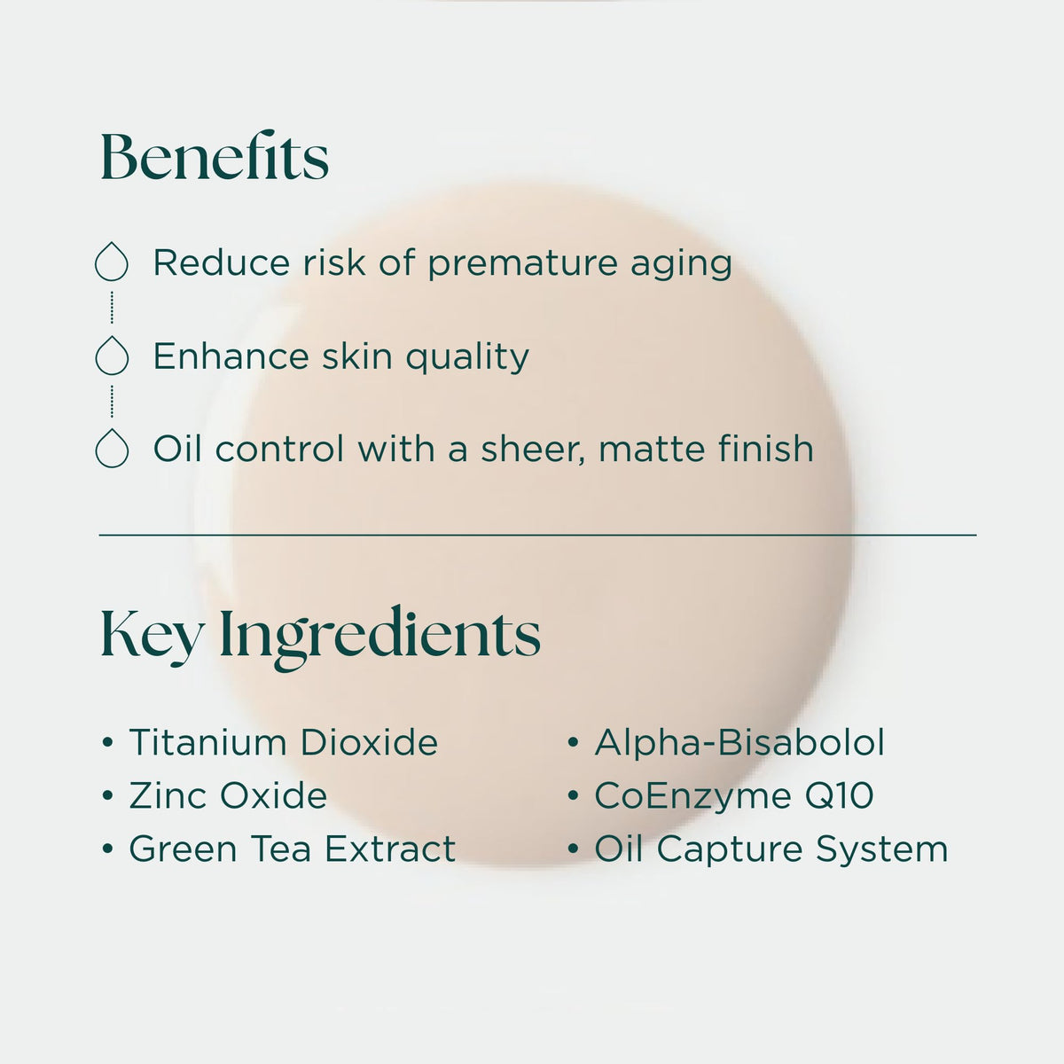 Marini SkinSolutions tinted application on hand demonstrating sheer coverage