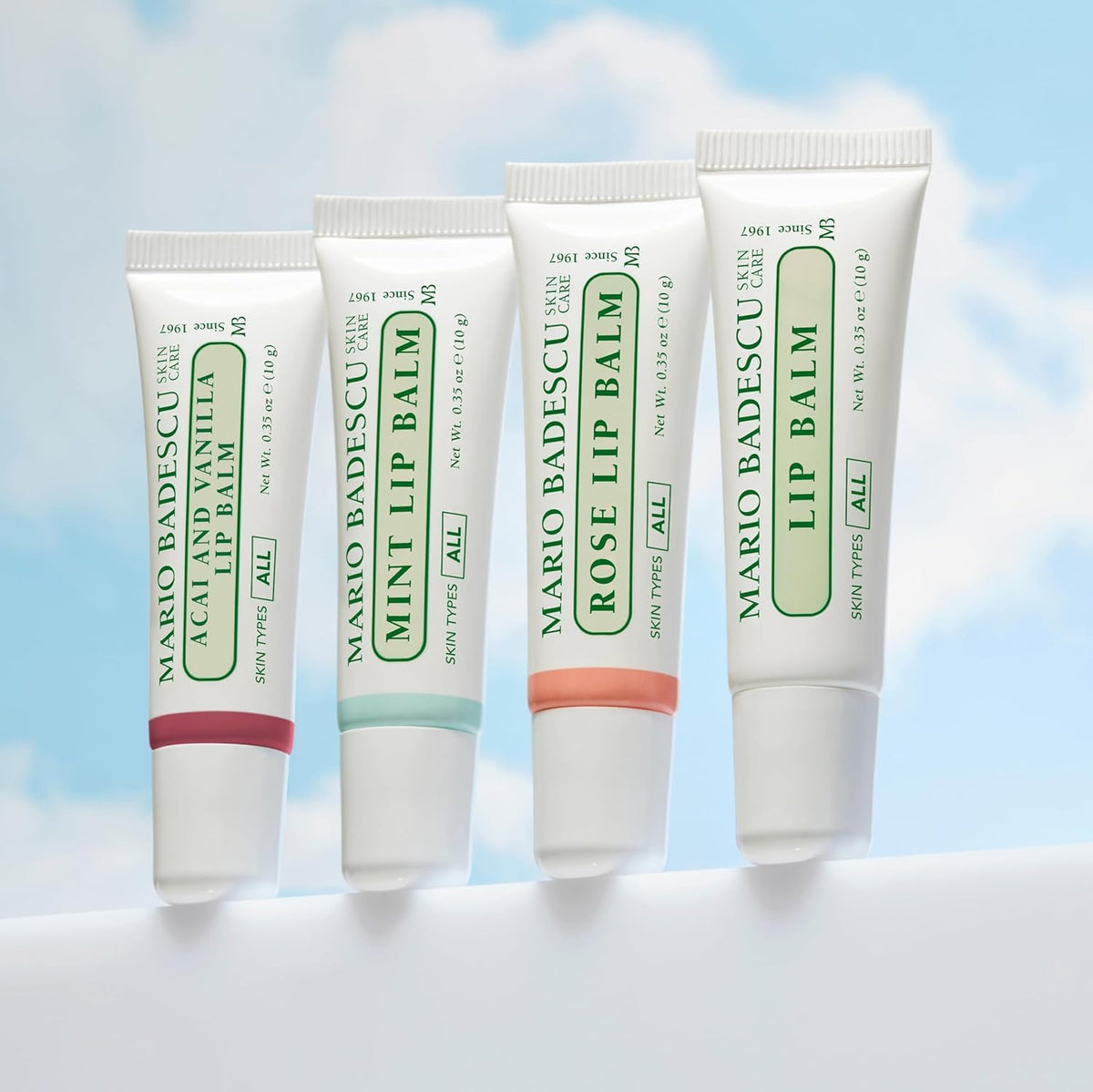 Mario Badescu travel scene with balm in purse showing portable, on-the-go hydration