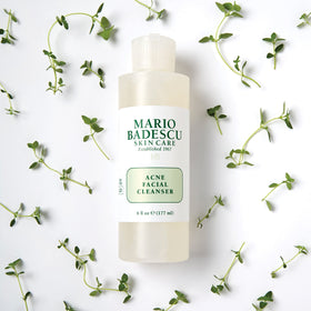Mario Badescu thyme and aloe botanicals emphasizing soothing benefits