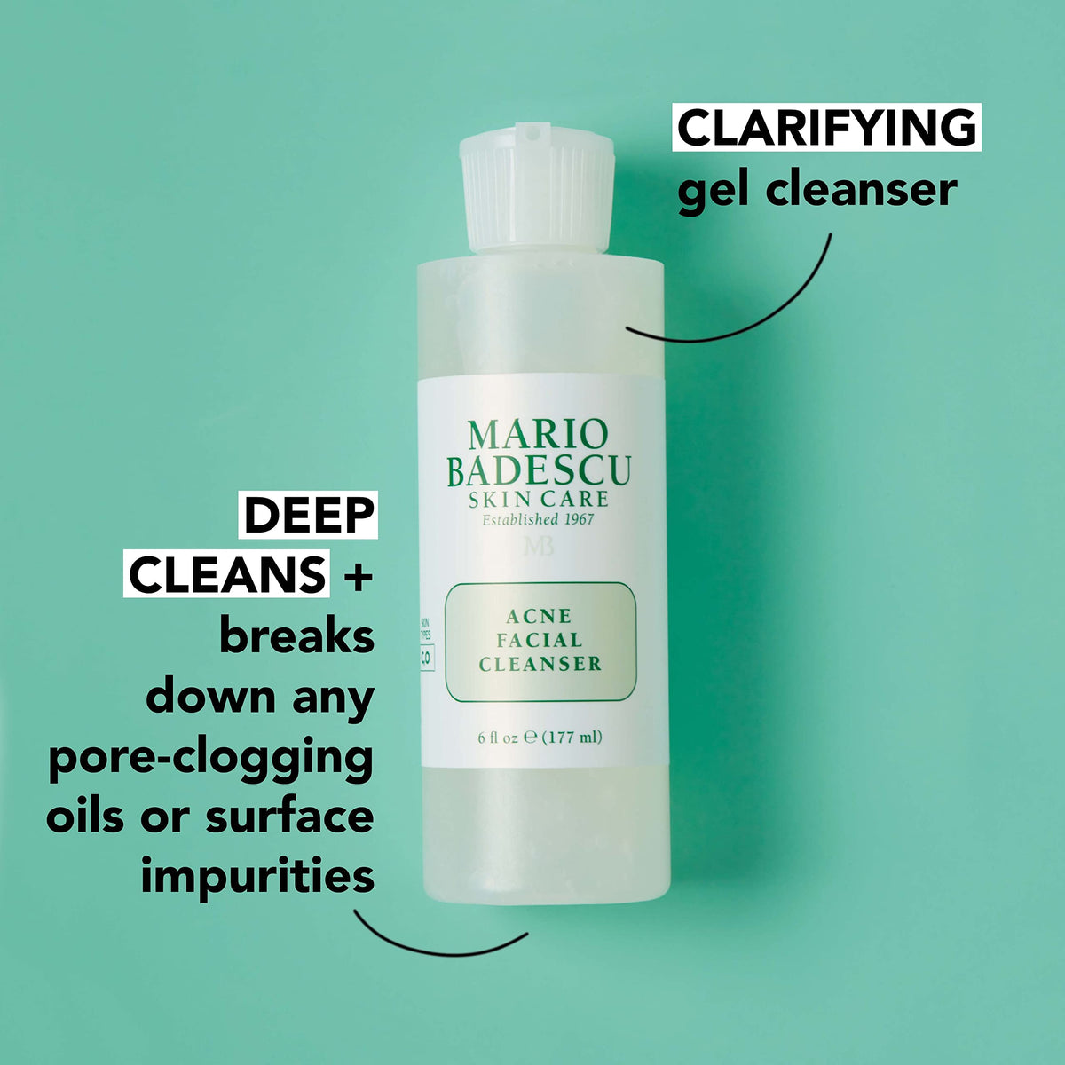Mario Badescu ingredient label highlighting salicylic acid and botanicals