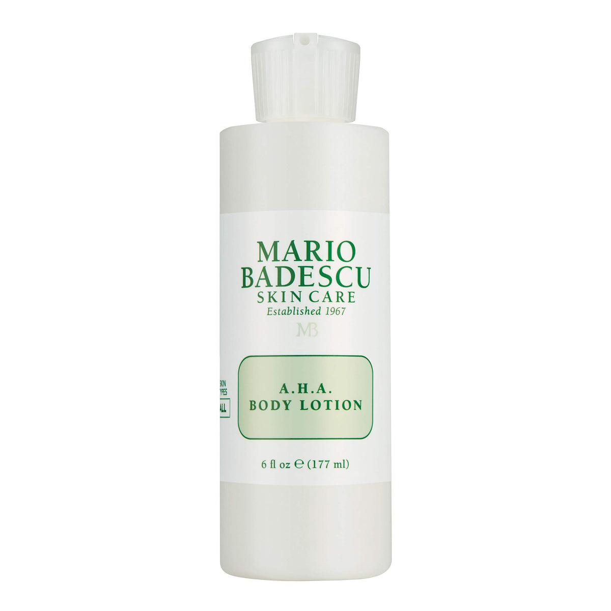 Mario Badescu front packaging showing bottle design and product name, promotes trust
