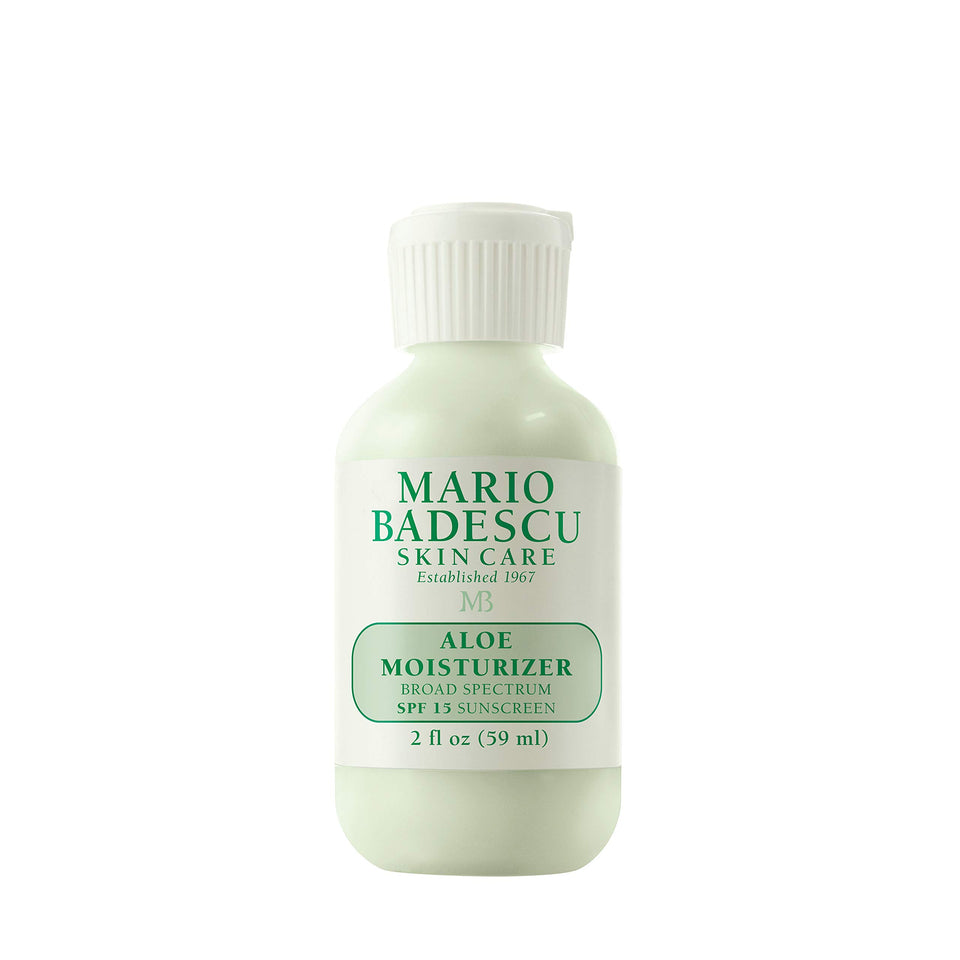 Mario Badescu front packaging showing tube and SPF 15 for quick identification and protection benefit