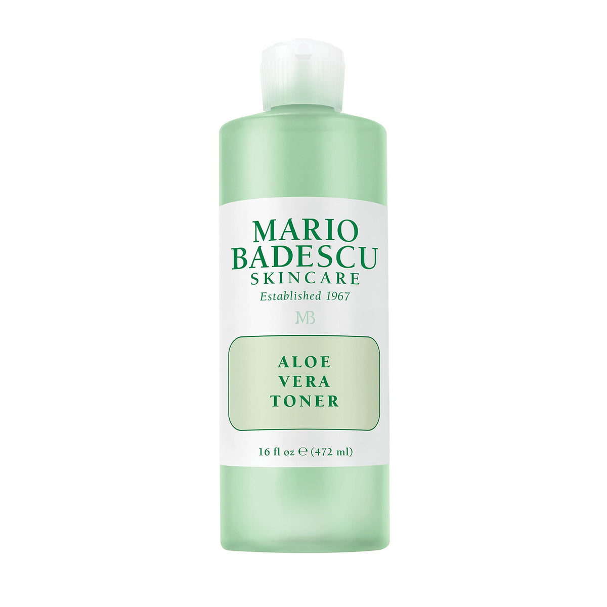 Mario Badescu front bottle view showing product size and packaging benefit of generous 16 fl oz