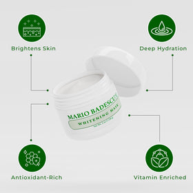 Mario Badescu applied on model's face demonstrating even coverage