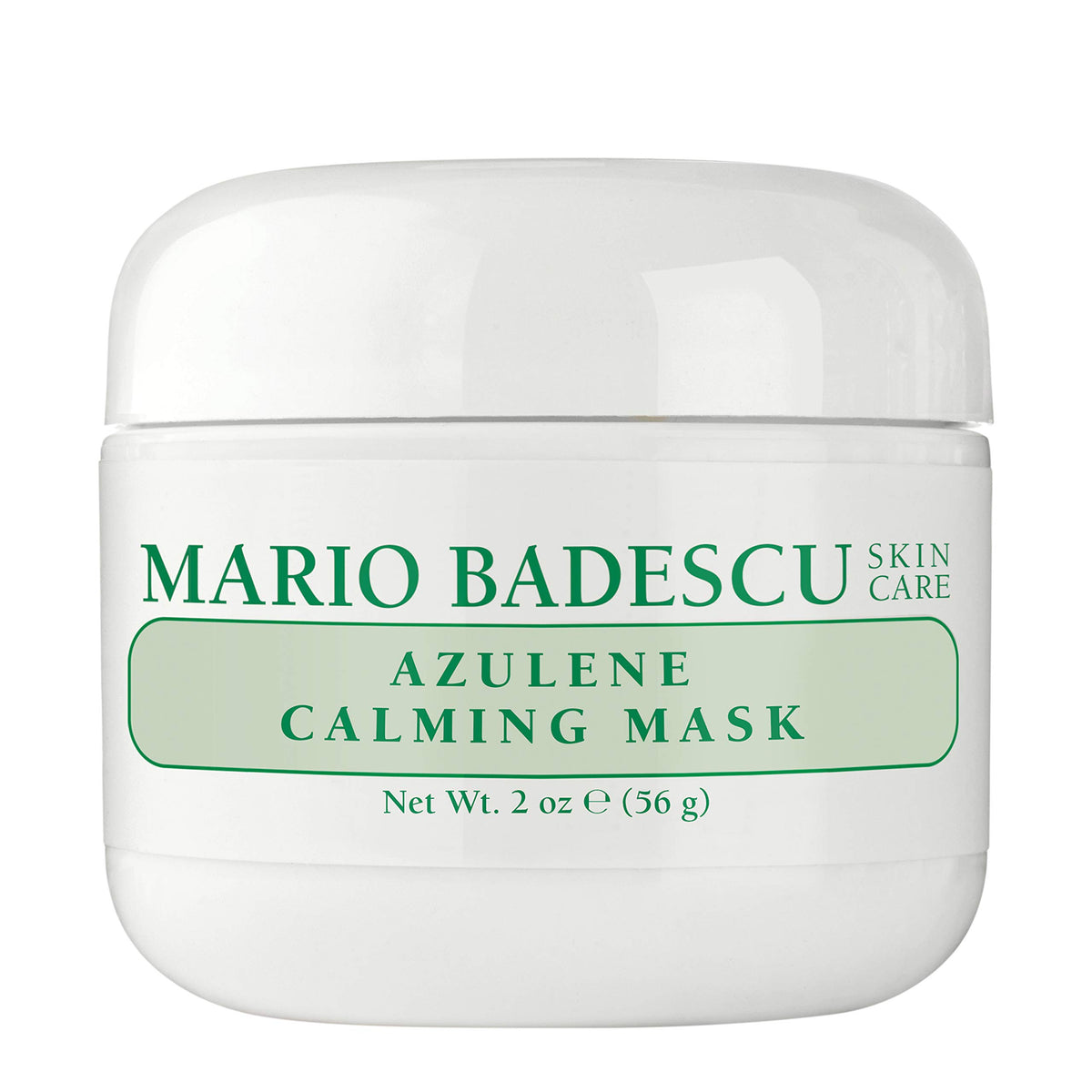 Mario Badescu jar front view showing label and calming mask benefits