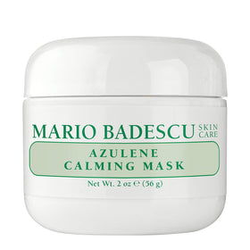 Mario Badescu jar front view showing label and calming mask benefits