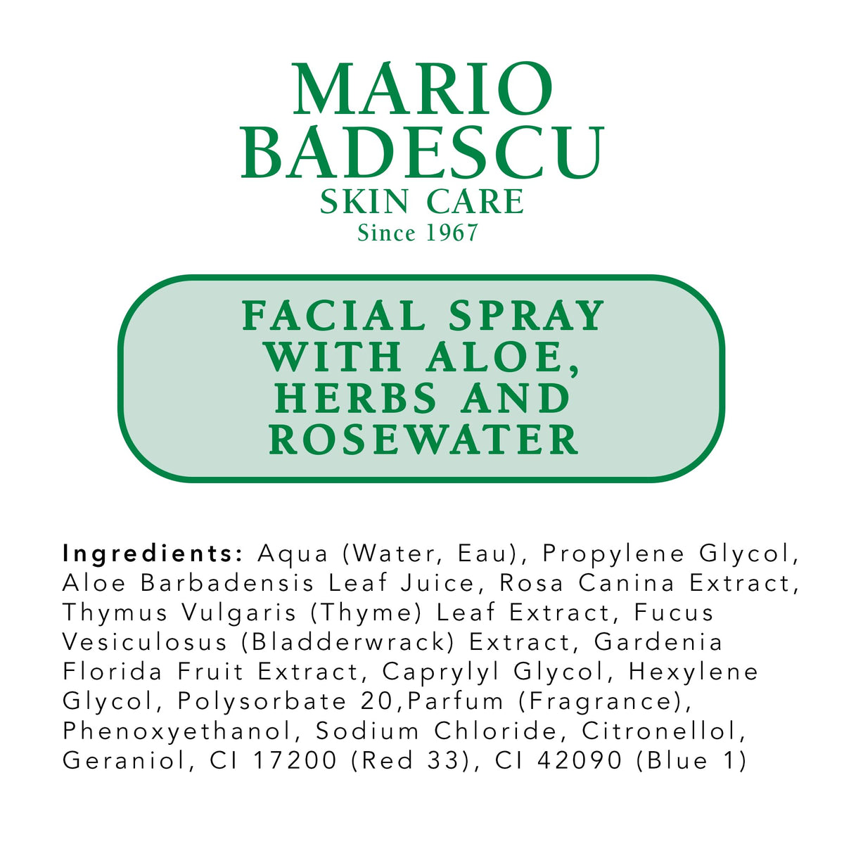 Mario Badescu before and after shot showing hydrated, dewy complexion