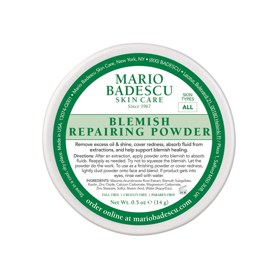 Mario Badescu front jar showing packaging and compact size benefit