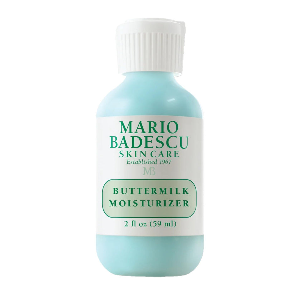 Mario Badescu front packaging showing clean label and 2 fl oz size, clear product benefit