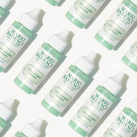 Mario Badescu bottle with olive branch highlighting antioxidant-rich olive extract
