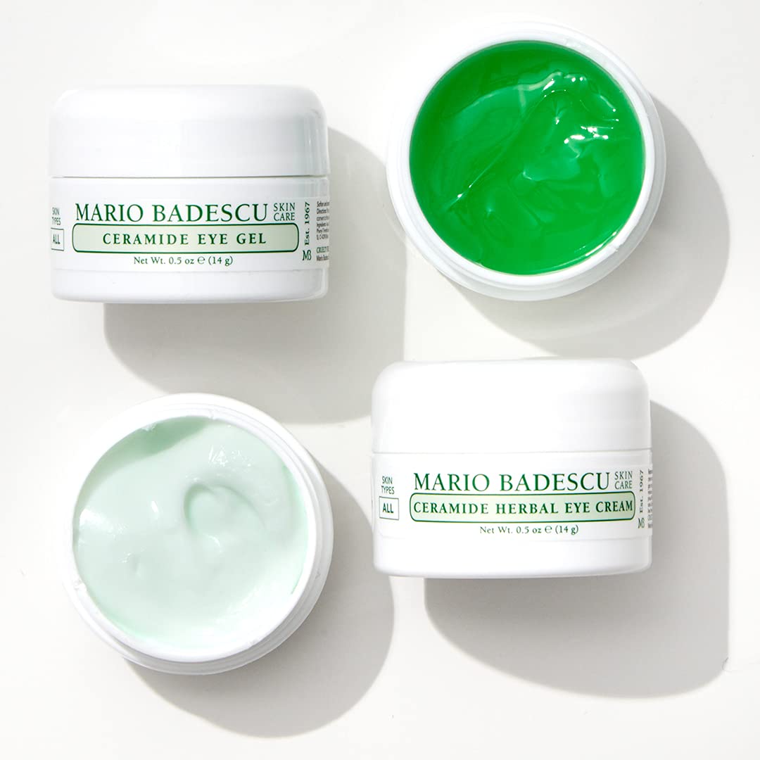 Mario Badescu gel texture close-up showing lightweight non-greasy feel and quick absorption