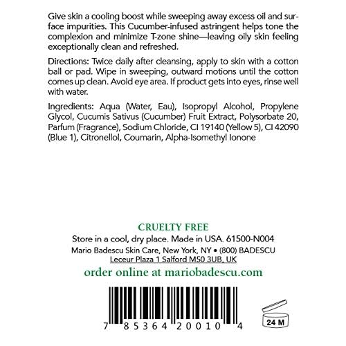 Mario Badescu lotion texture close-up highlighting lightweight, cooling feel