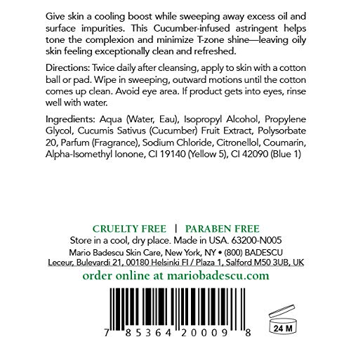Mario Badescu close-up of lotion texture being poured, highlights lightweight clarity