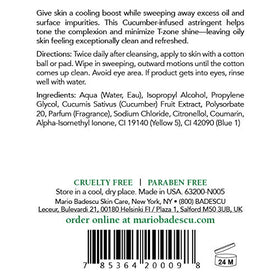 Mario Badescu close-up of lotion texture being poured, highlights lightweight clarity