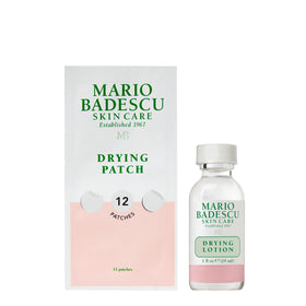 Mario Badescu Drying Lotion front bottle view showing compact travel-friendly packaging and quick spot treatment benefit
