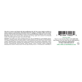 Mario Badescu close-up cream texture swipe illustrating rich, emollient consistency and hydration