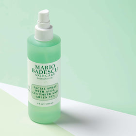 Mario Badescu lifestyle bathroom shot illustrating easy daily routine refresh