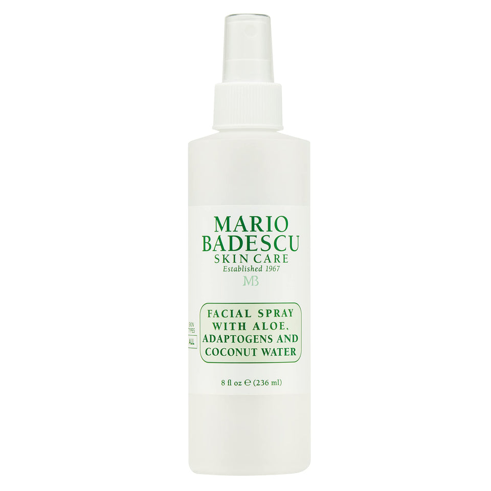 Mario Badescu front bottle showing clean packaging and quick hydration benefit