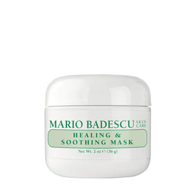 Mario Badescu front jar of mask showing packaging and soothing benefit
