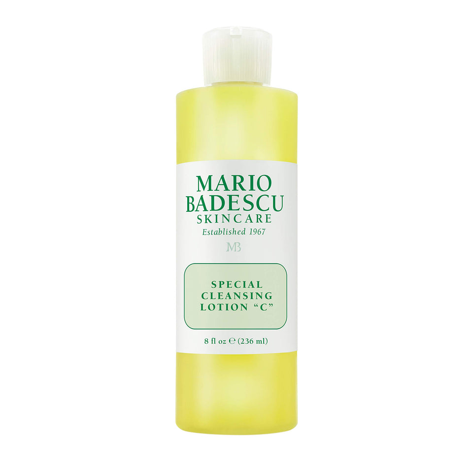 Mario Badescu front label shows product and clear benefits