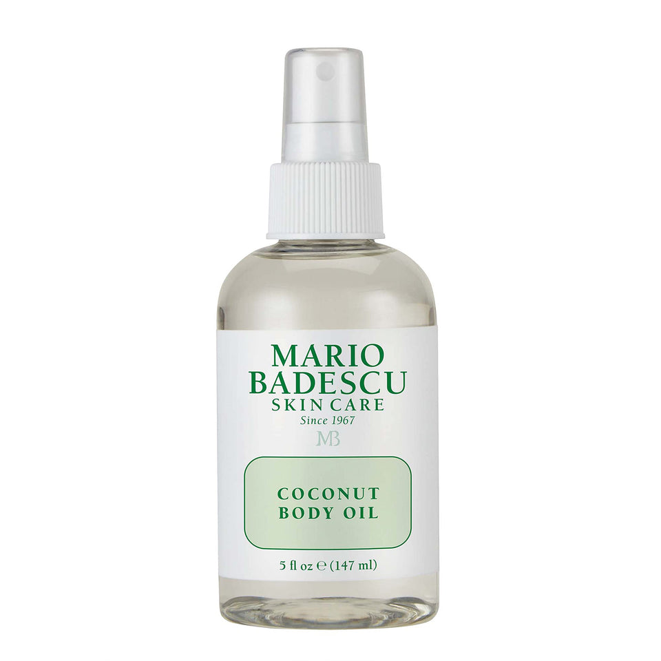 Mario Badescu front packaging showing coconut oil benefits