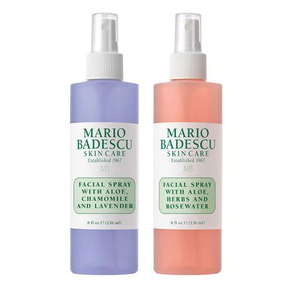 Mario Badescu front packaging duo showing both bottles and benefits