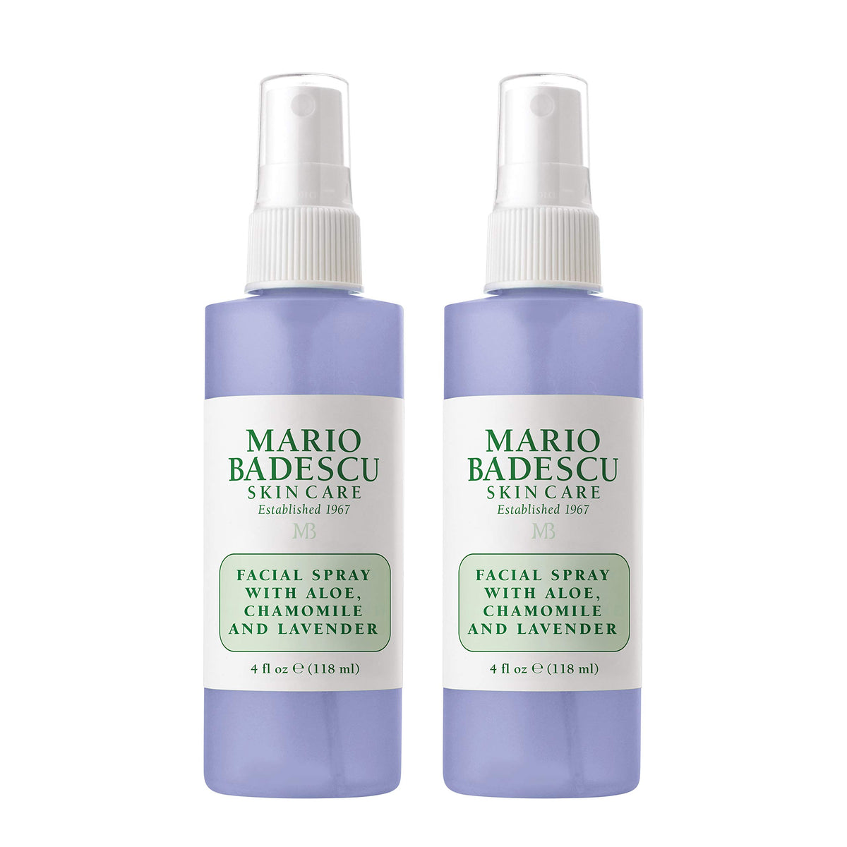 Mario Badescu front packaging showing bottle and label benefit of hydration