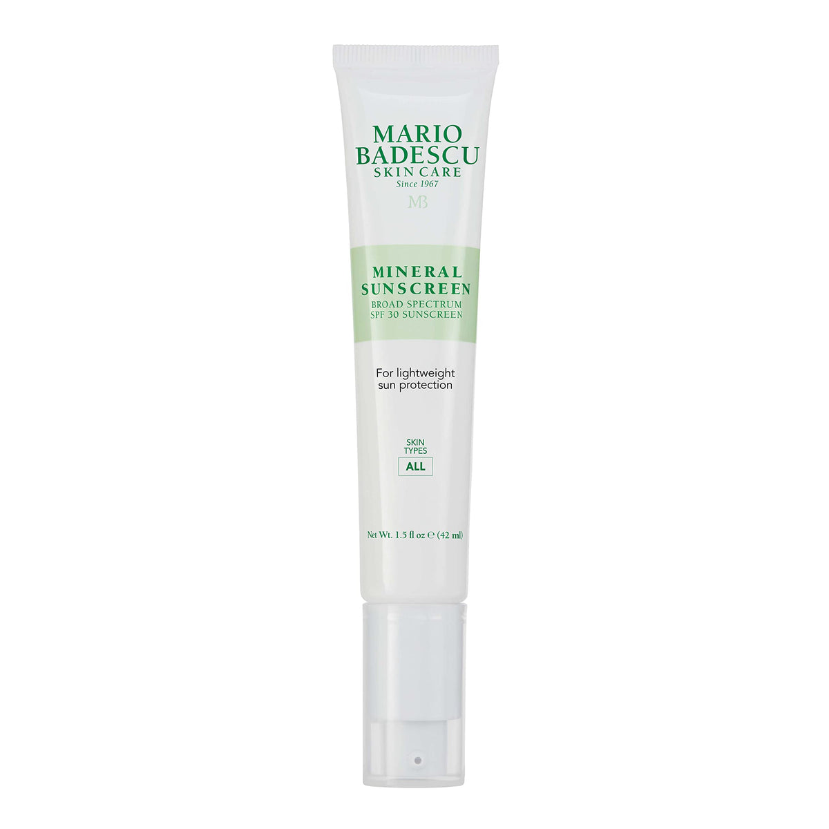 Mario Badescu front packaging showing SPF 30 and compact size benefit