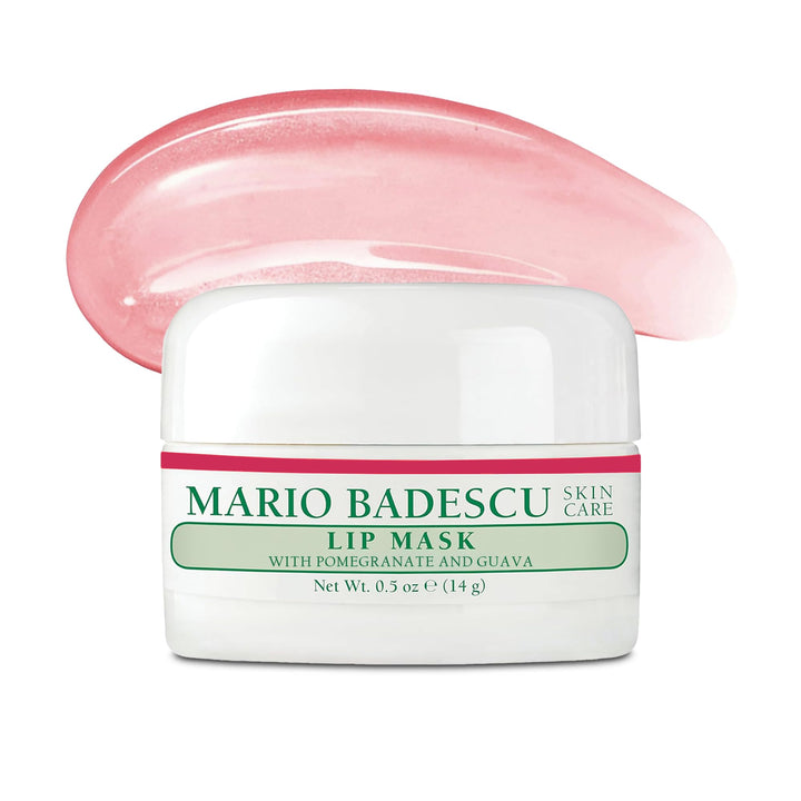 Mario Badescu front pot showing pomegranate and guava label for clear identification and appeal