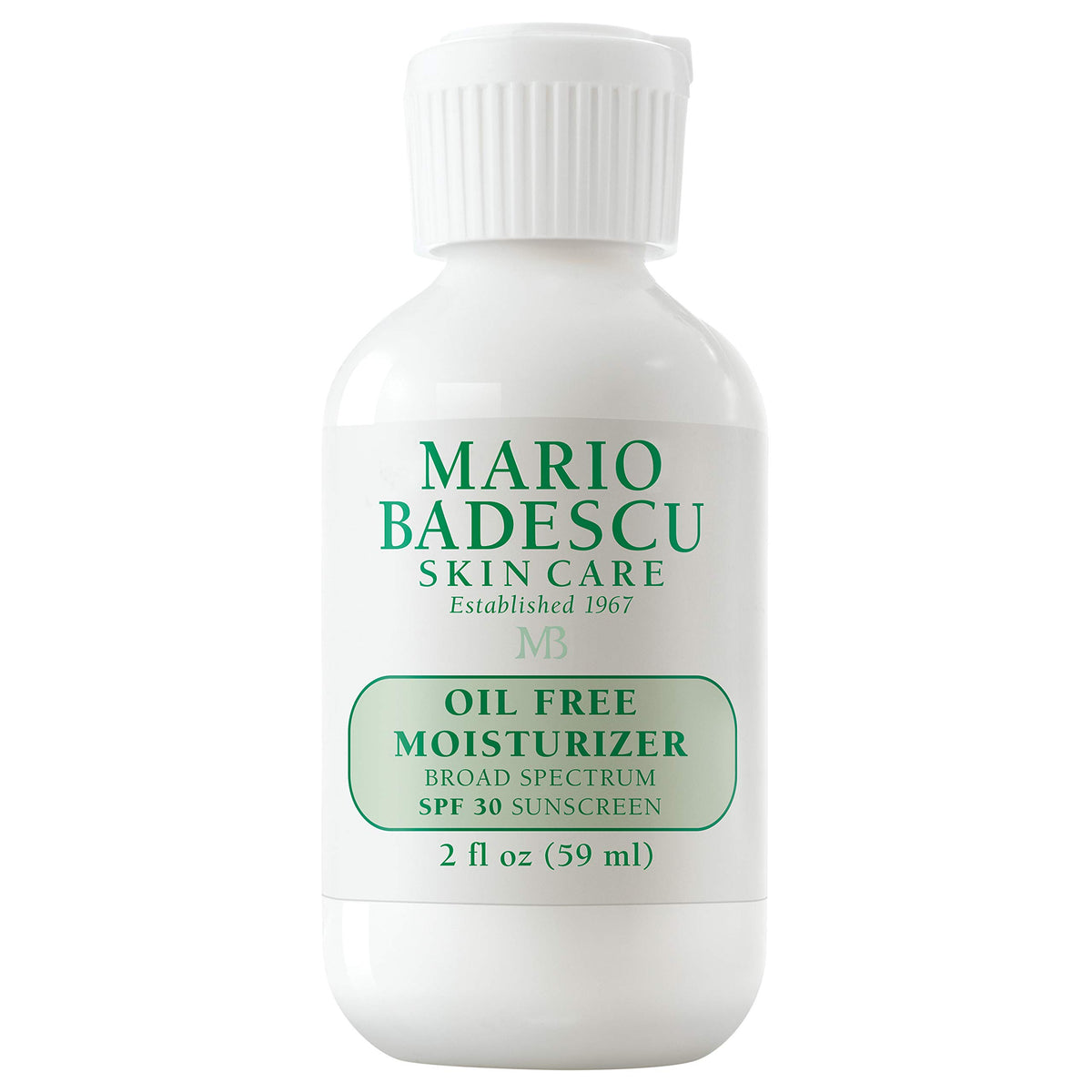 Mario Badescu front packaging showing SPF 30 protection and lightweight feel