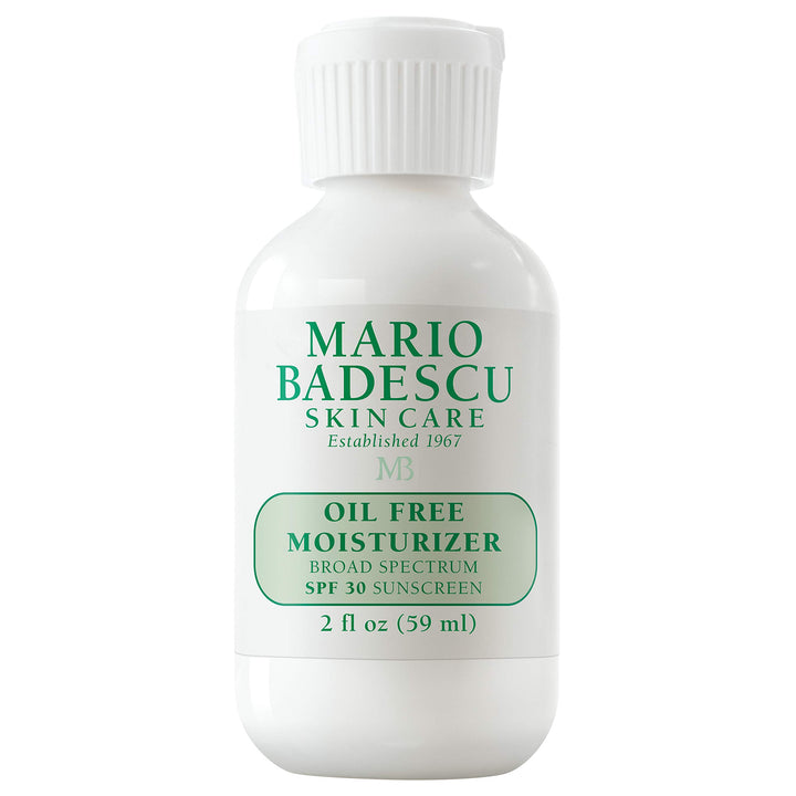 Mario Badescu front packaging showing SPF 30 protection and lightweight feel