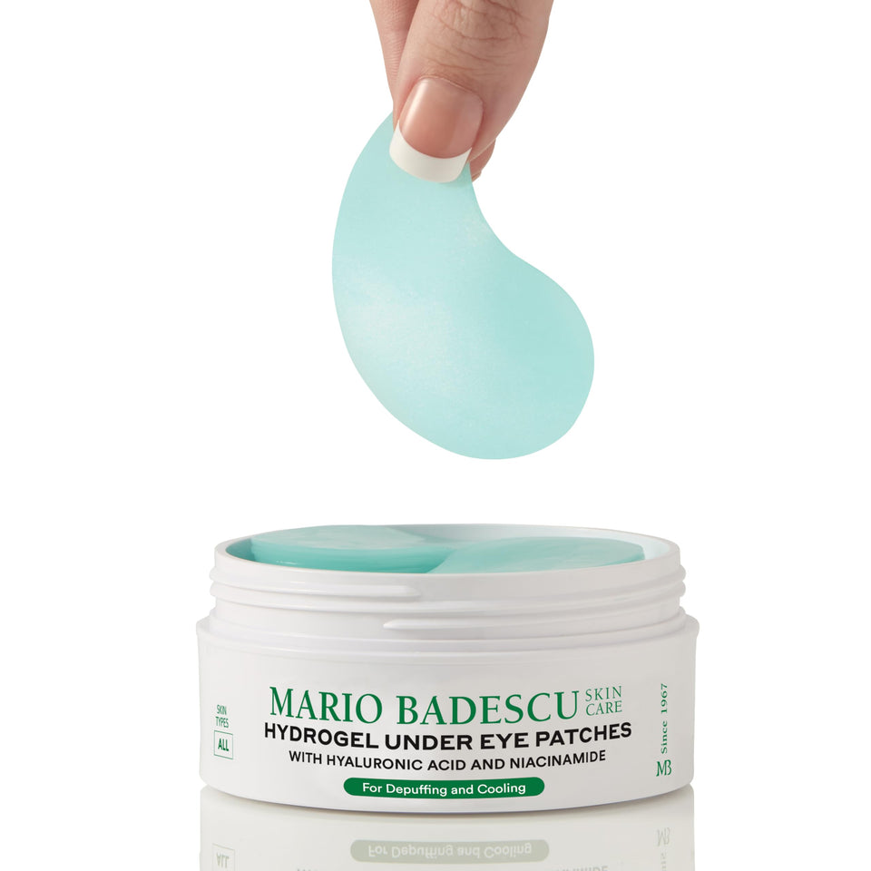 Mario Badescu front packaging showing 30 pairs and benefits