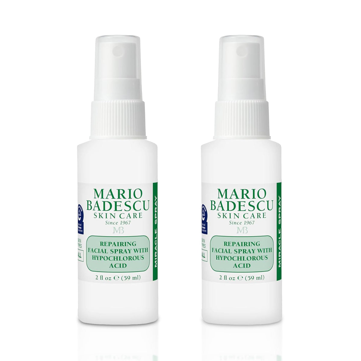 Mario Badescu front packaging showing calming HOCl mist benefits