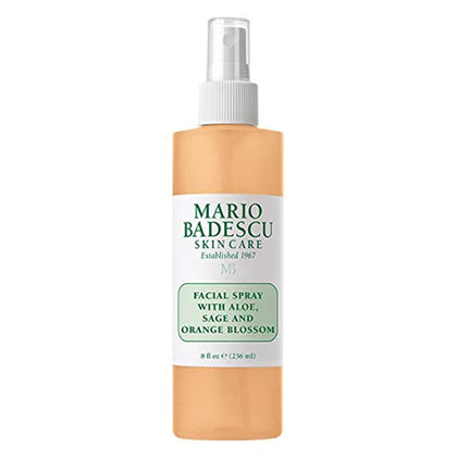 Mario Badescu front packaging showing bottle and label benefits