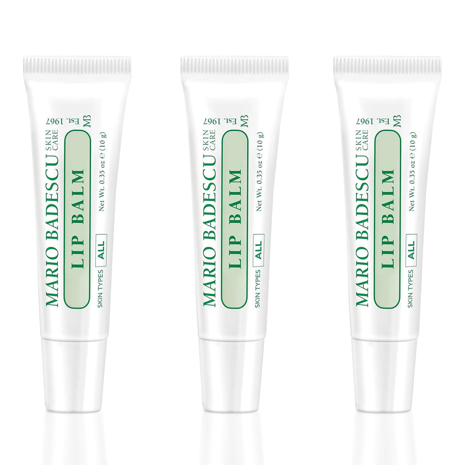 Mario Badescu front packaging showing three tubes and brand clarity benefits