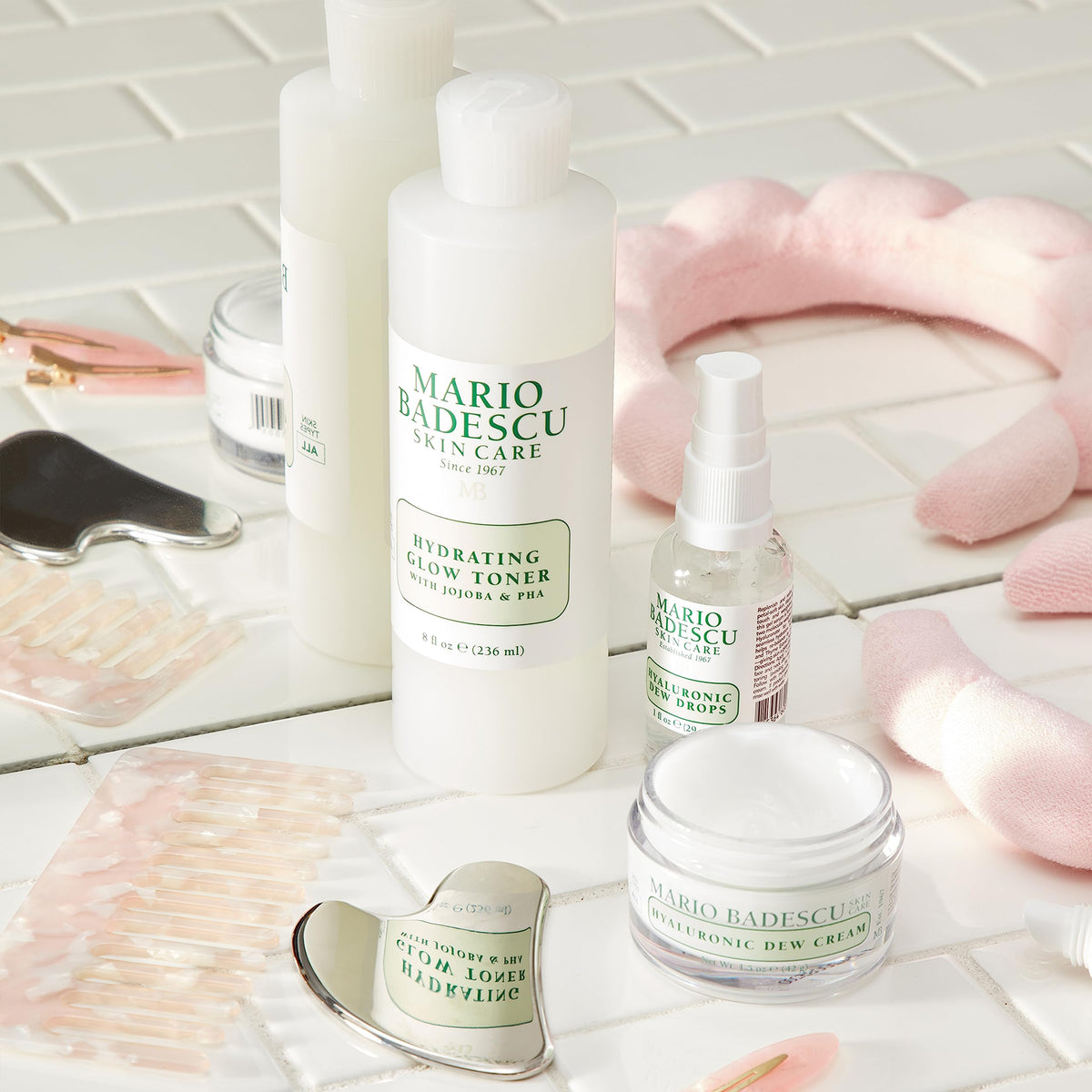 Mario Badescu ingredient close-up with jojoba seeds highlighting nourishing oil