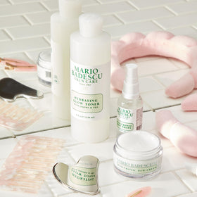 Mario Badescu ingredient close-up with jojoba seeds highlighting nourishing oil