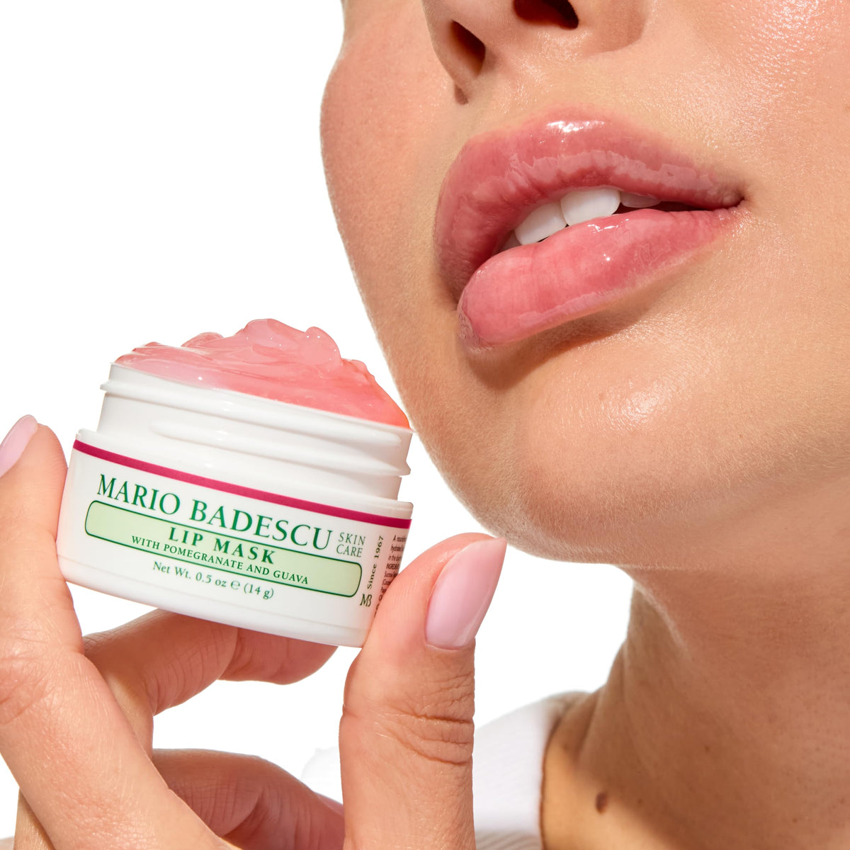 Mario Badescu pomegranate and guava ingredients photo showing fruity extracts and antioxidant benefit