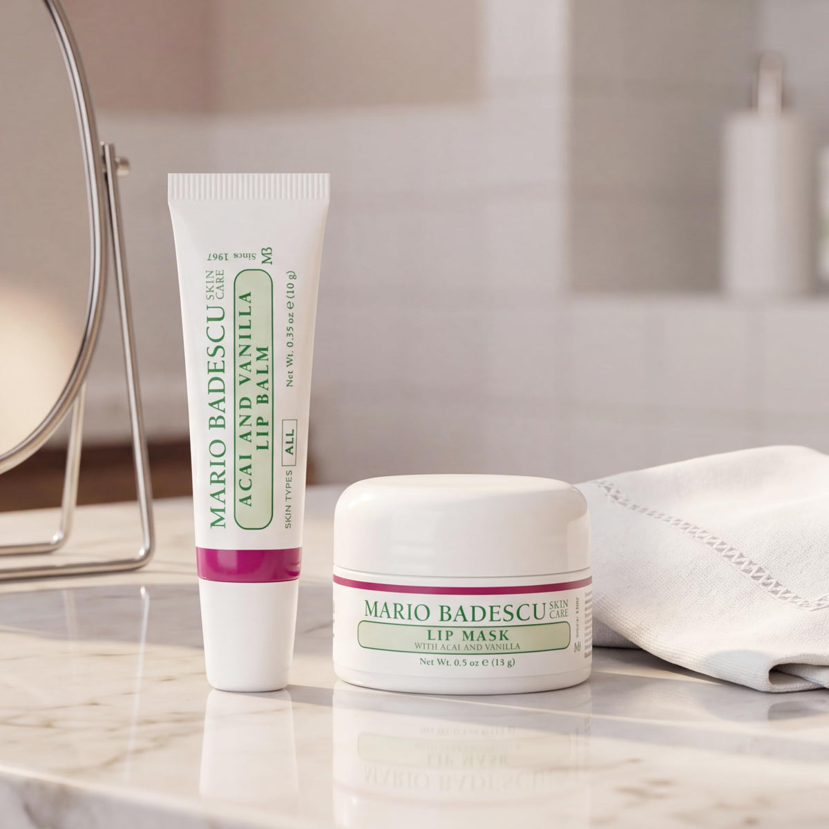Mario Badescu label and ingredient list close-up highlighting key actives