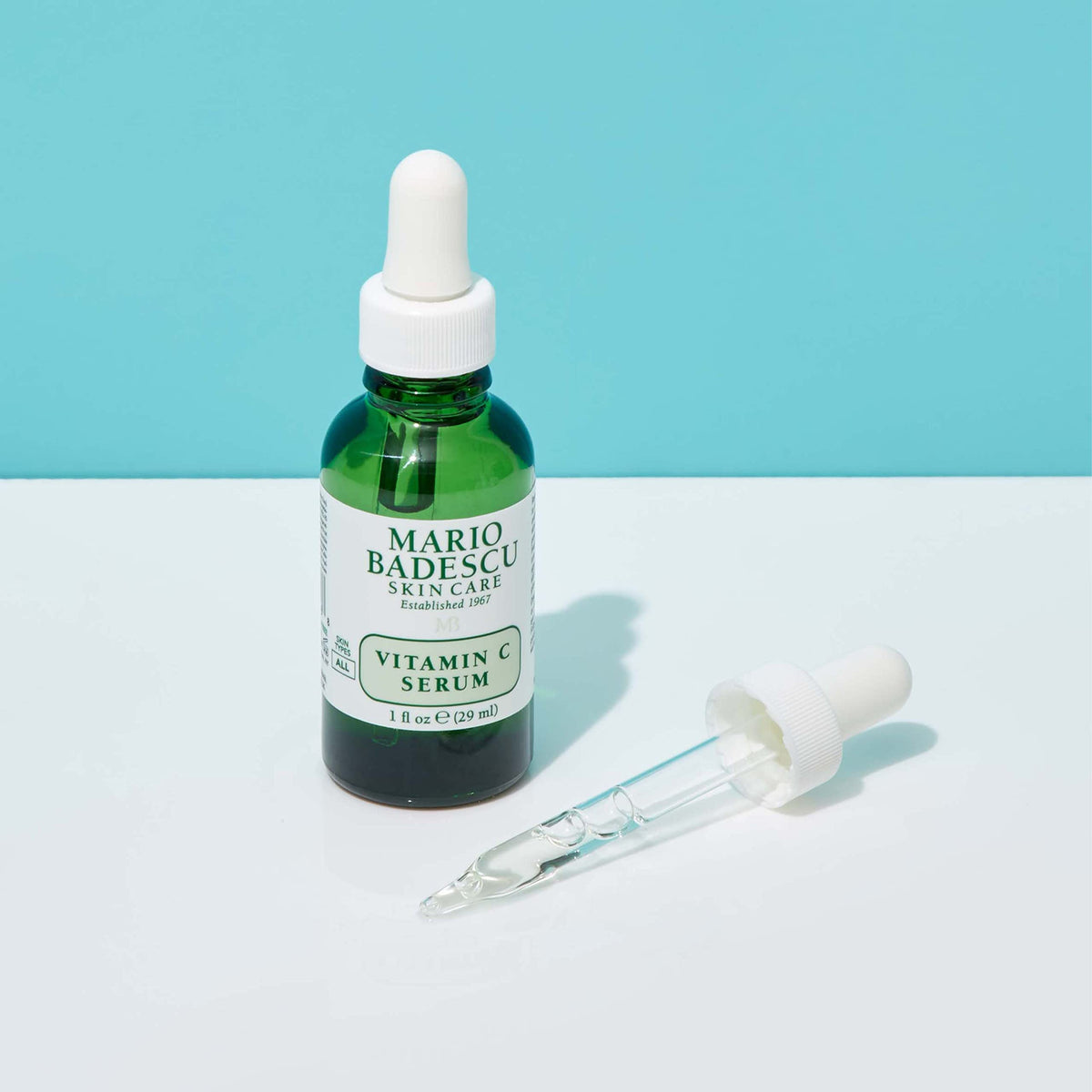 Mario Badescu label close-up displaying active ingredients for informed choice