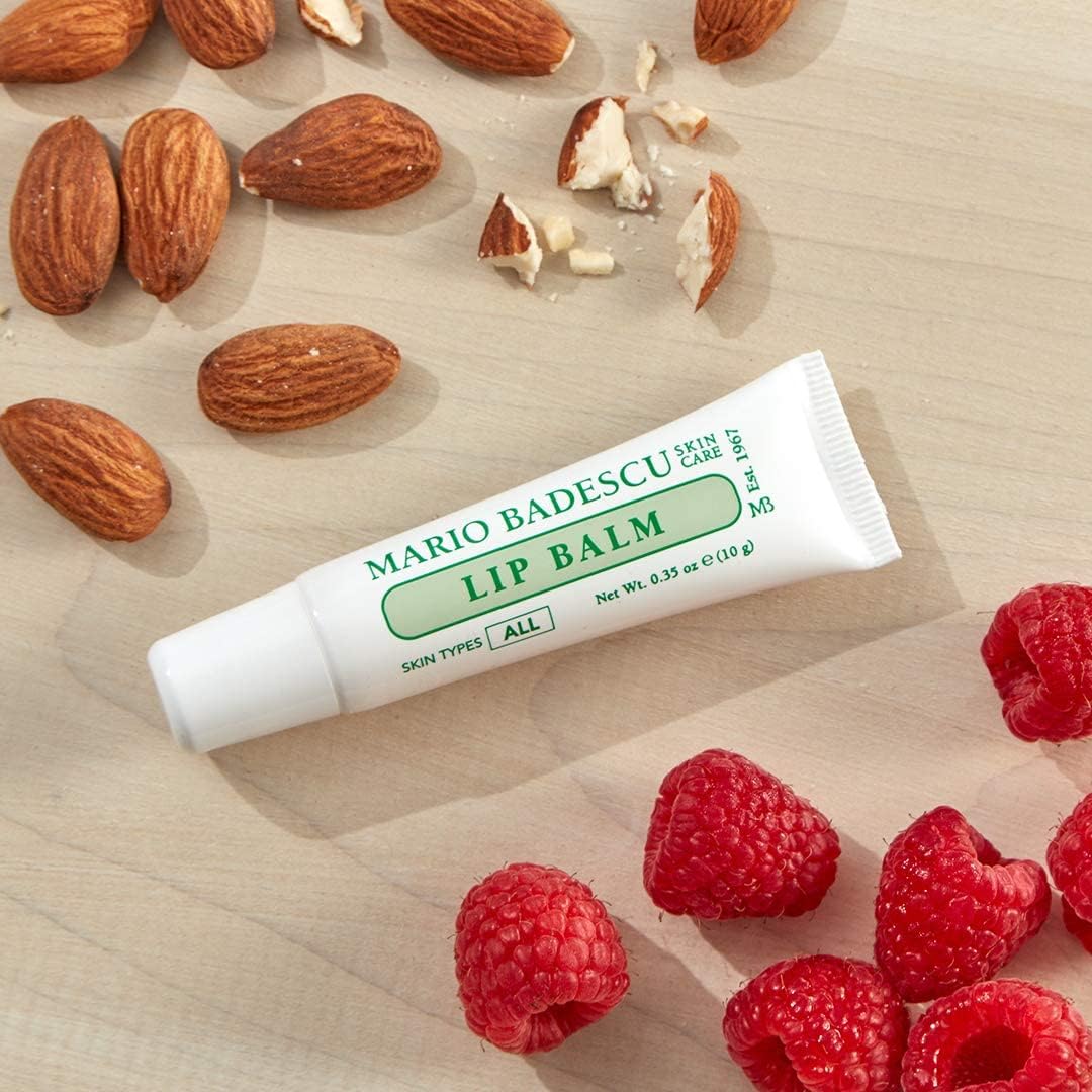 Mario Badescu tube tucked inside a handbag showing on-the-go convenience