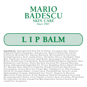 Mario Badescu lip balms displayed on bathroom counter suggesting daily skincare routine