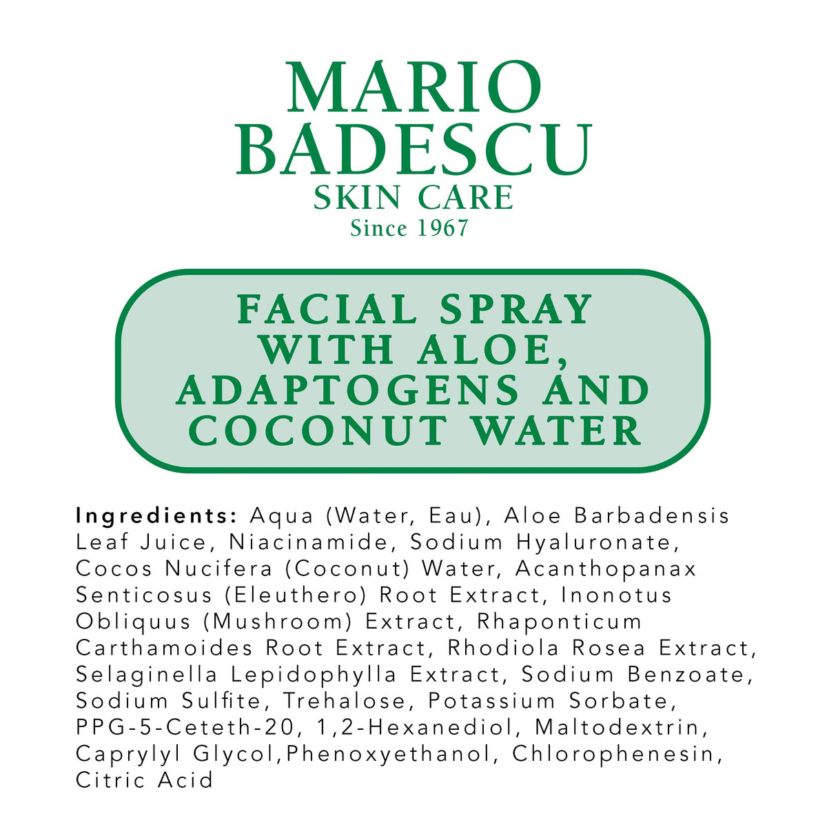 Mario Badescu spray on bathroom shelf creating a relaxing routine setting benefit