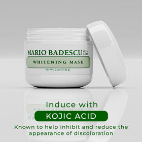 Mario Badescu open jar with mask visible showing ease of use