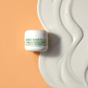 Mario Badescu ingredients label highlighting Vitamin C derivative and gentle components