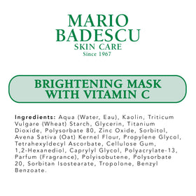 Mario Badescu jar on vanity in bathroom setting suggesting routine brightening use