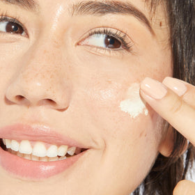Mario Badescu powder mixed with loose foundation for customizable oil control