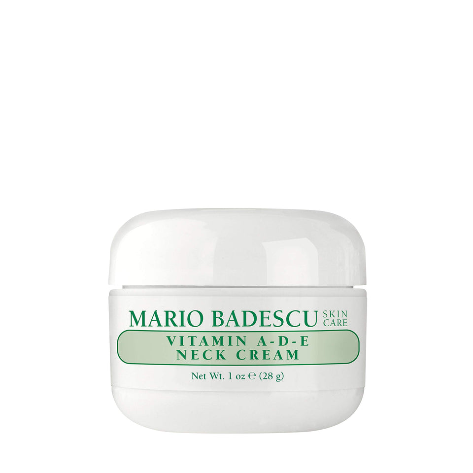 Mario Badescu jar front view showing label and compact size, conveys product reliability