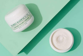 Mario Badescu in nighttime routine lifestyle scene demonstrating overnight hydration