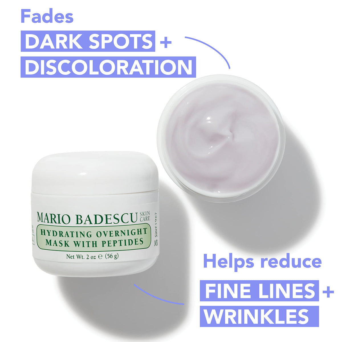 Mario Badescu open jar texture close-up highlighting creamy consistency and easy spreadability